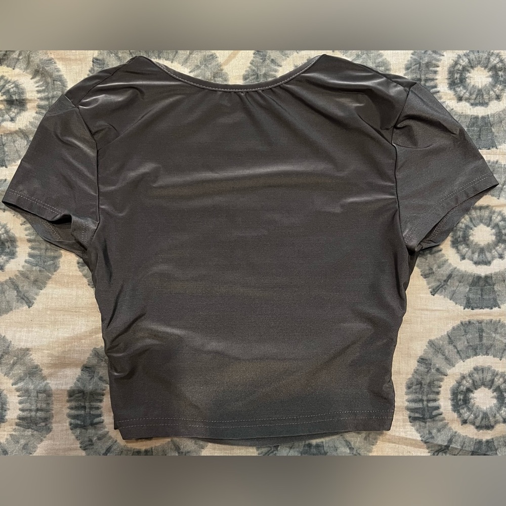 Elegant Grey Women's Top